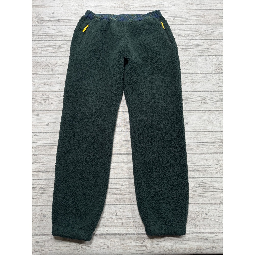 Uniqlo Sweatpants Men's L Green Anderson Sherpa Lined Joggers Athleisure Lounge